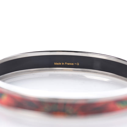 Hermes Enamel Printed Brazil Narrow Bracelet 65 5 of 5