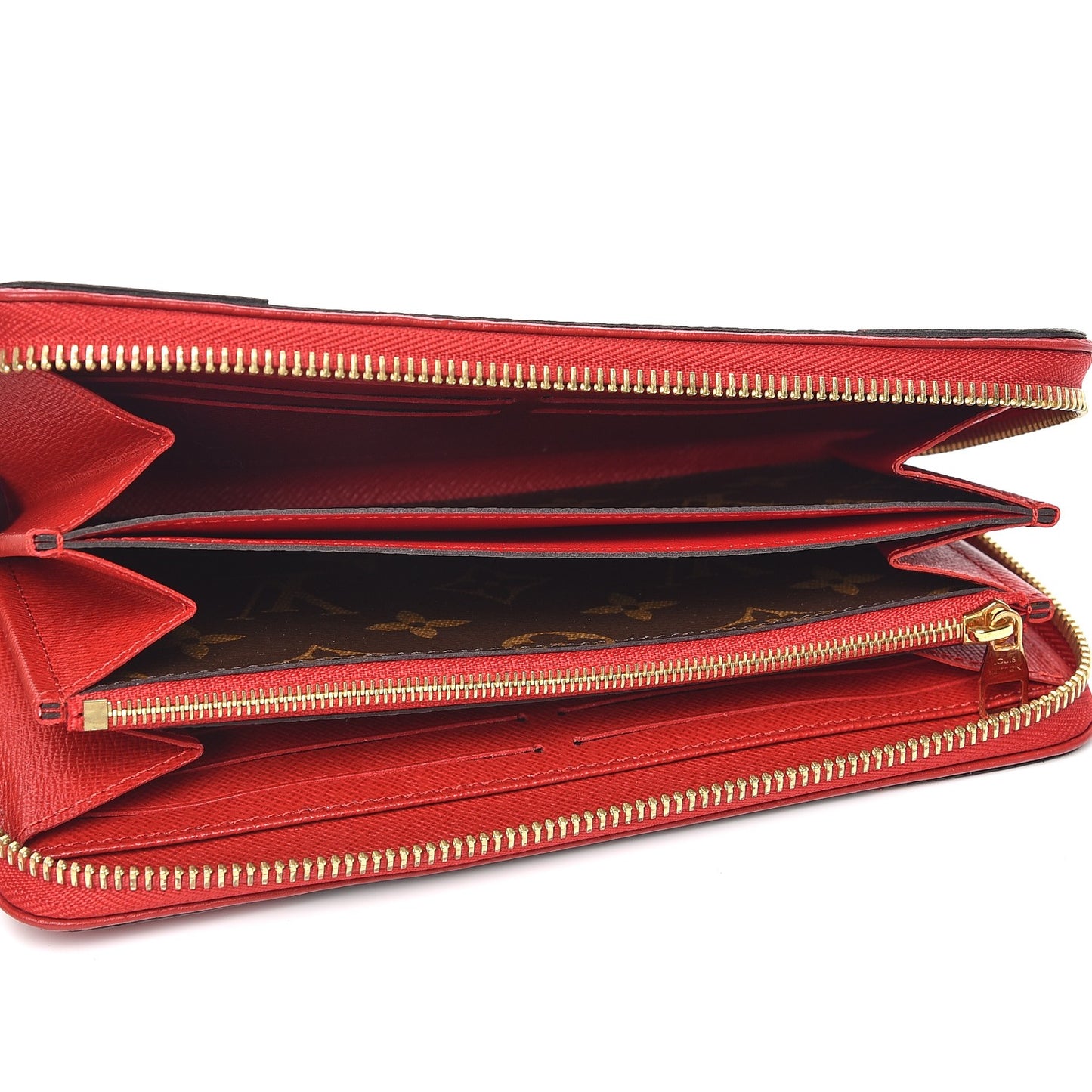 Monogram Retiro Zippy Wallet Cherry