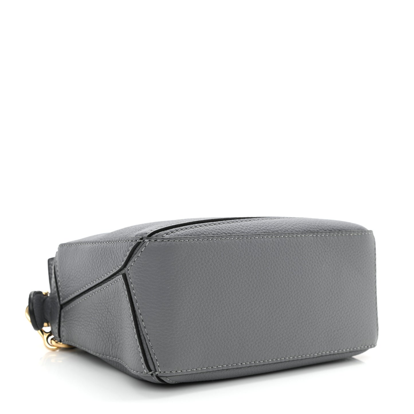 Calfskin Mini Puzzle Bag Asphalt Grey