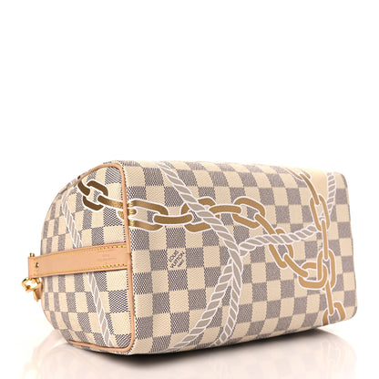 Louis Vuitton Damier Azur Nautical Speedy Bandouliere 25 4 of 8