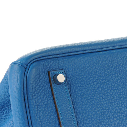 Hermes Taurillon Clemence Birkin 35 Mykonos 10 of 27