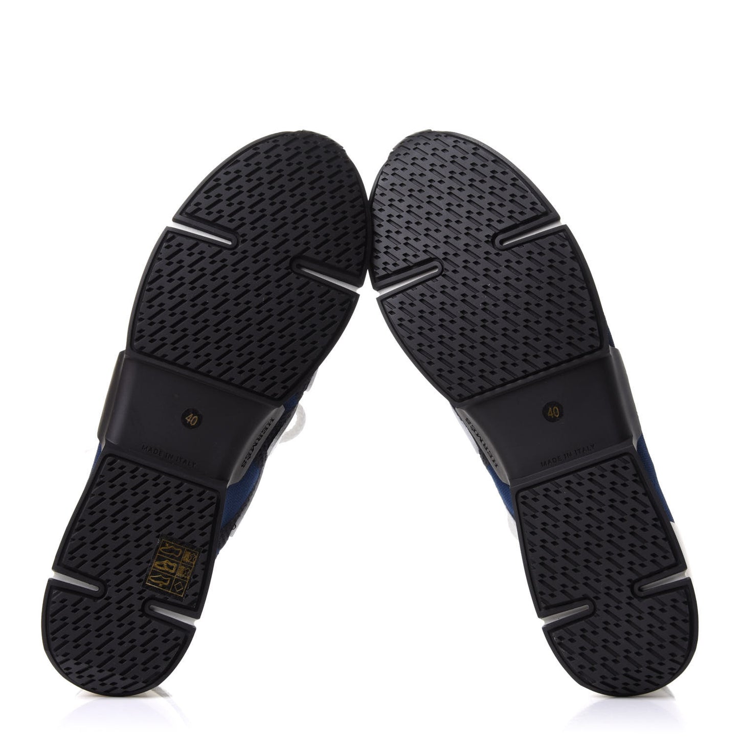 Knit Calfskin High Rise Action Sneakers 40
