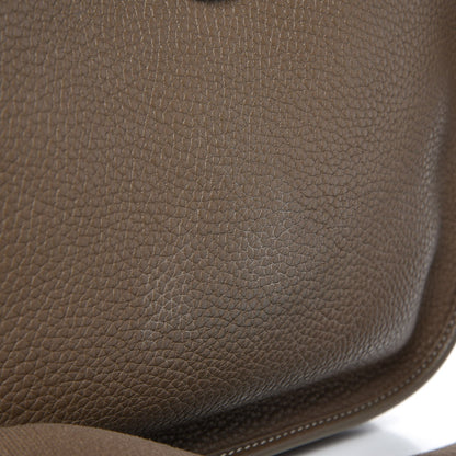 Hermes Taurillon Clemence Evelyne III PM Etoupe 9 of 10