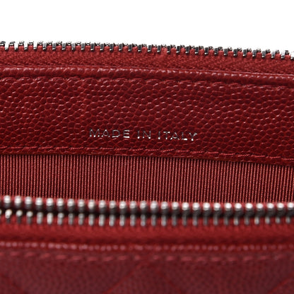 Chanel Caviar Quilted Small Clutch With Chain Red 9 of 12