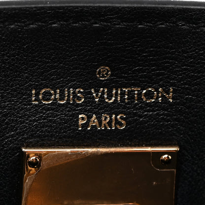 Louis Vuitton Calfskin City Steamer EW Black Gold 6 of 11
