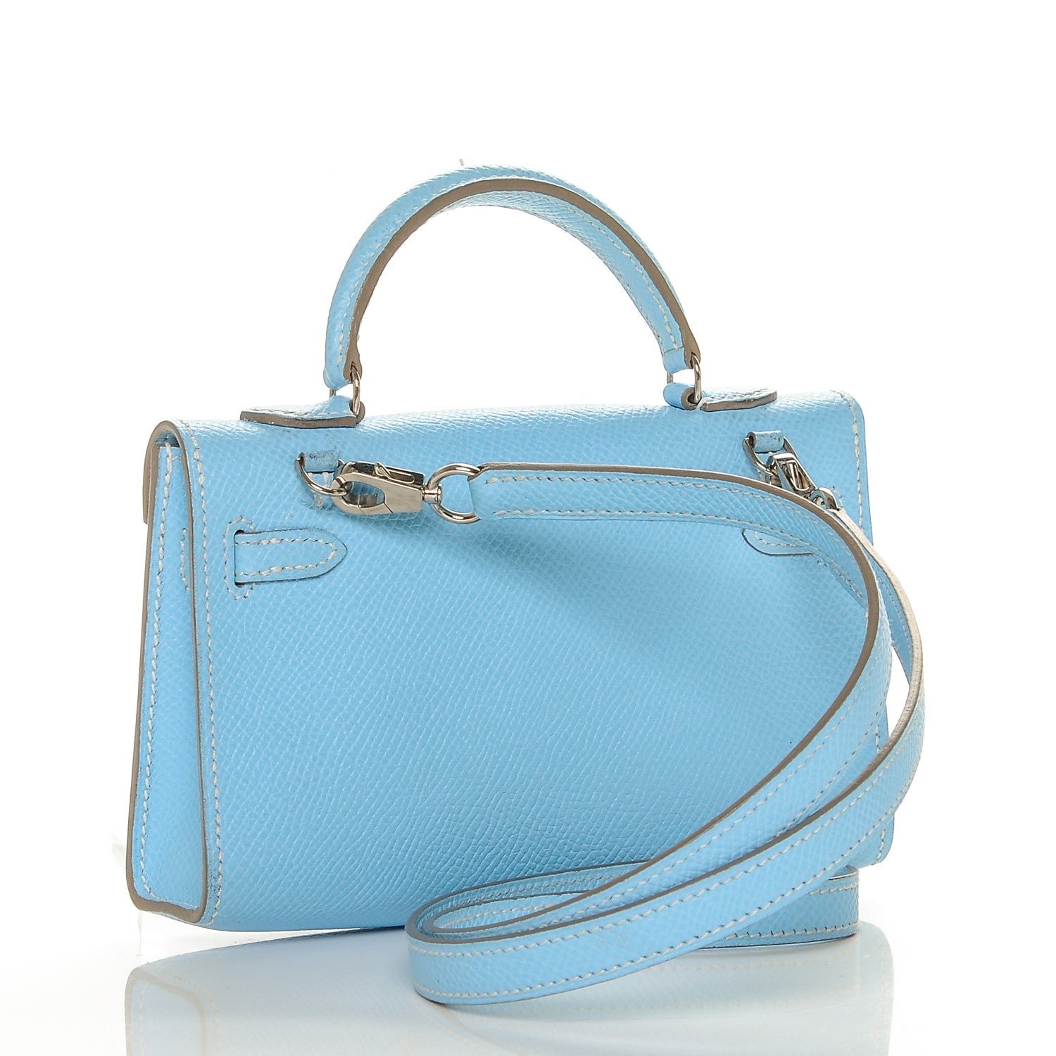 Hermes Epsom Tiny Kelly Sellier Celeste 4 of 20