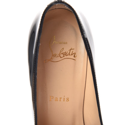 Christian Louboutin Patent New Simple 120 Pumps 37.5 Black 9 of 14