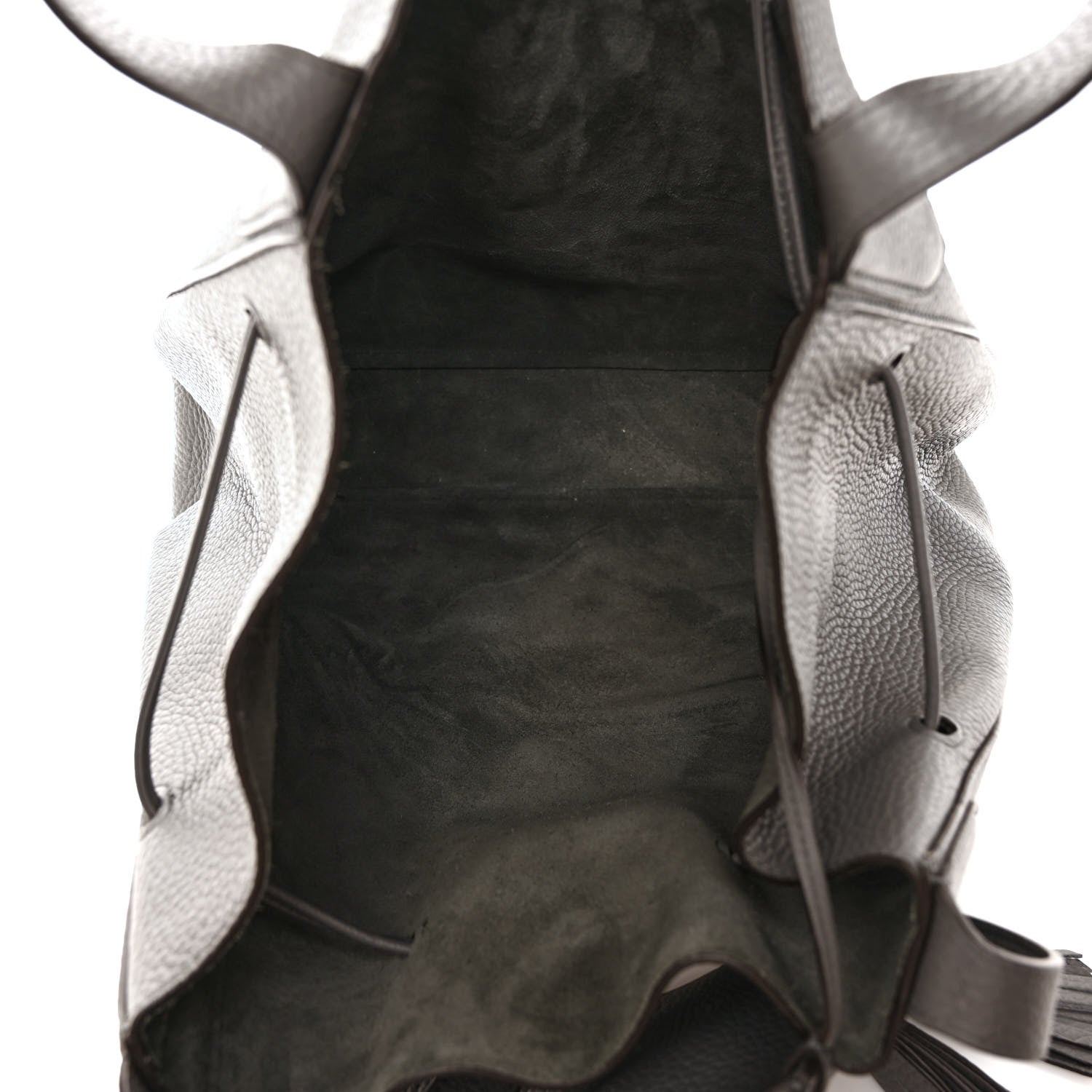 Mulberry Heavy Grain Calfskin Millie Tote Charcoal 6 of 9