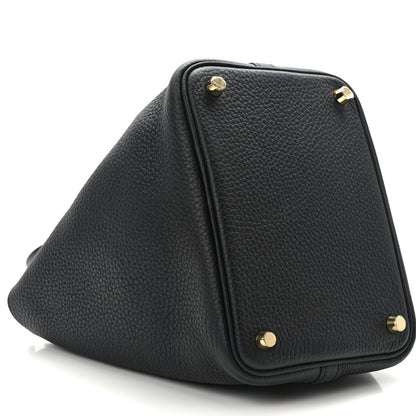 Hermes Taurillon Clemence Picotin Lock 18 PM Black 8 of 10