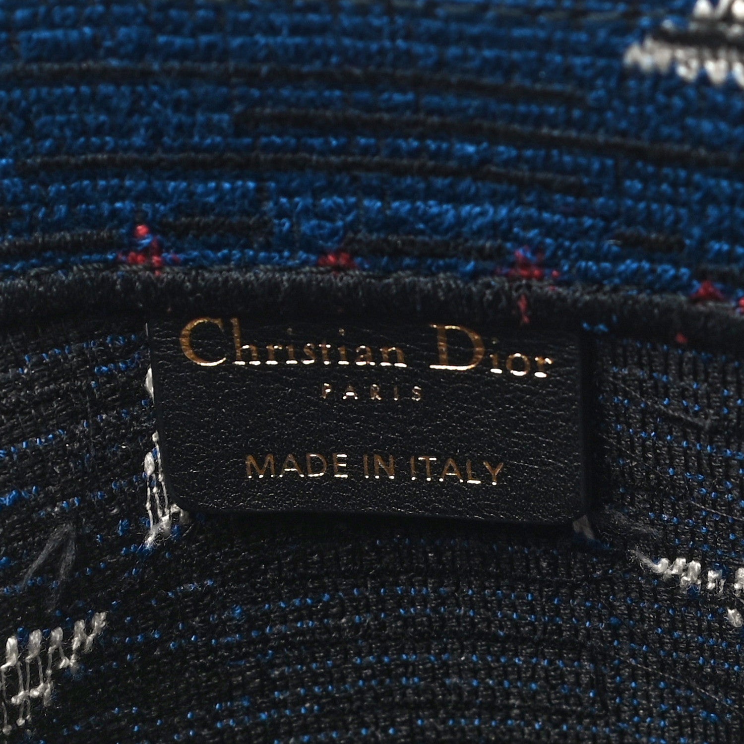 Christian Dior Canvas Embroidered Exclusive US Book Tote Multicolor 6 of 9