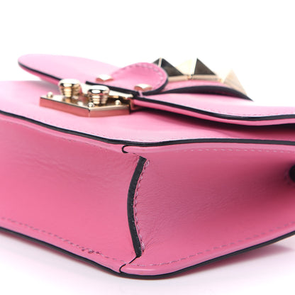 Valentino Garavani Vitello Mini Glam Lock Rockstud Flap Ninphea 7 of 7