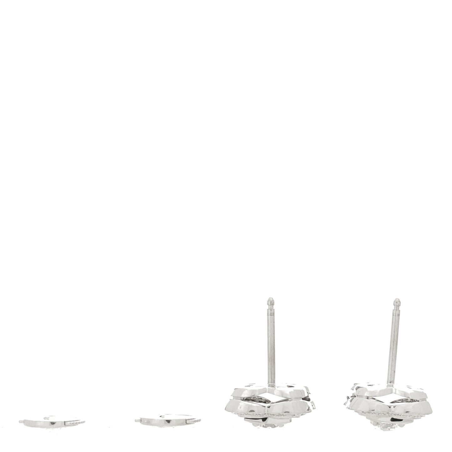 18K White Gold Diamond Les Ardentes Stud Earrings