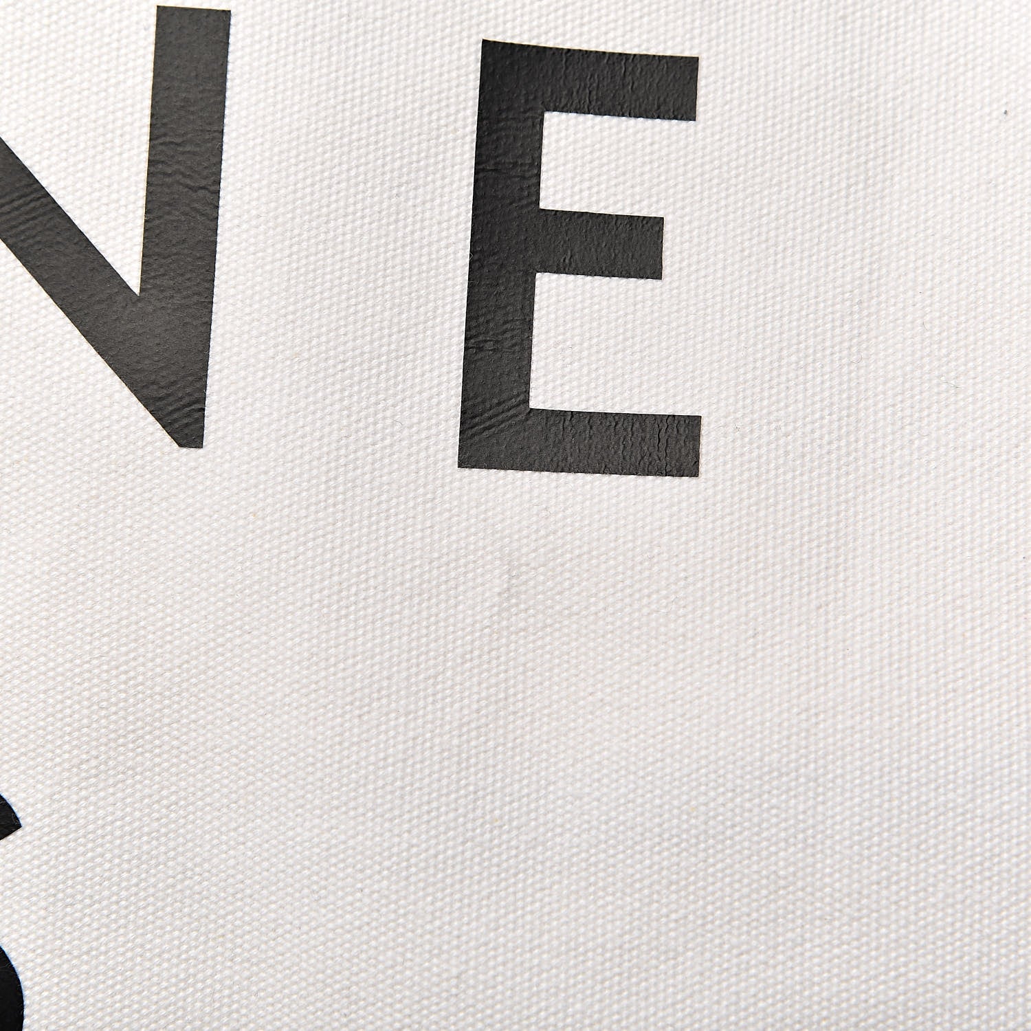 Celine Textile Large Made In Tote White Black 8 of 13