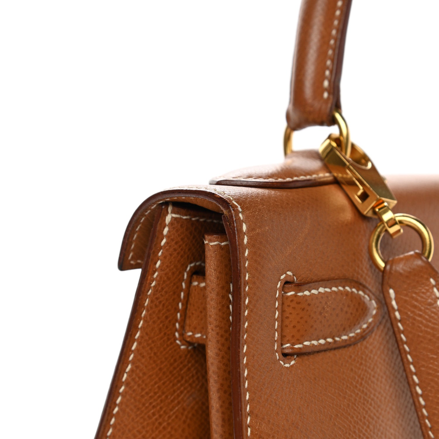Hermes Courchevel Kelly Sellier 28 Gold 13 of 18