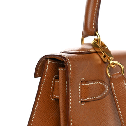 Hermes Courchevel Kelly Sellier 28 Gold 13 of 18