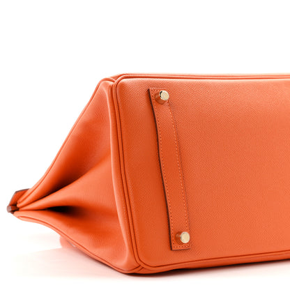 Hermes Epsom Birkin 35 Orange 9 of 10