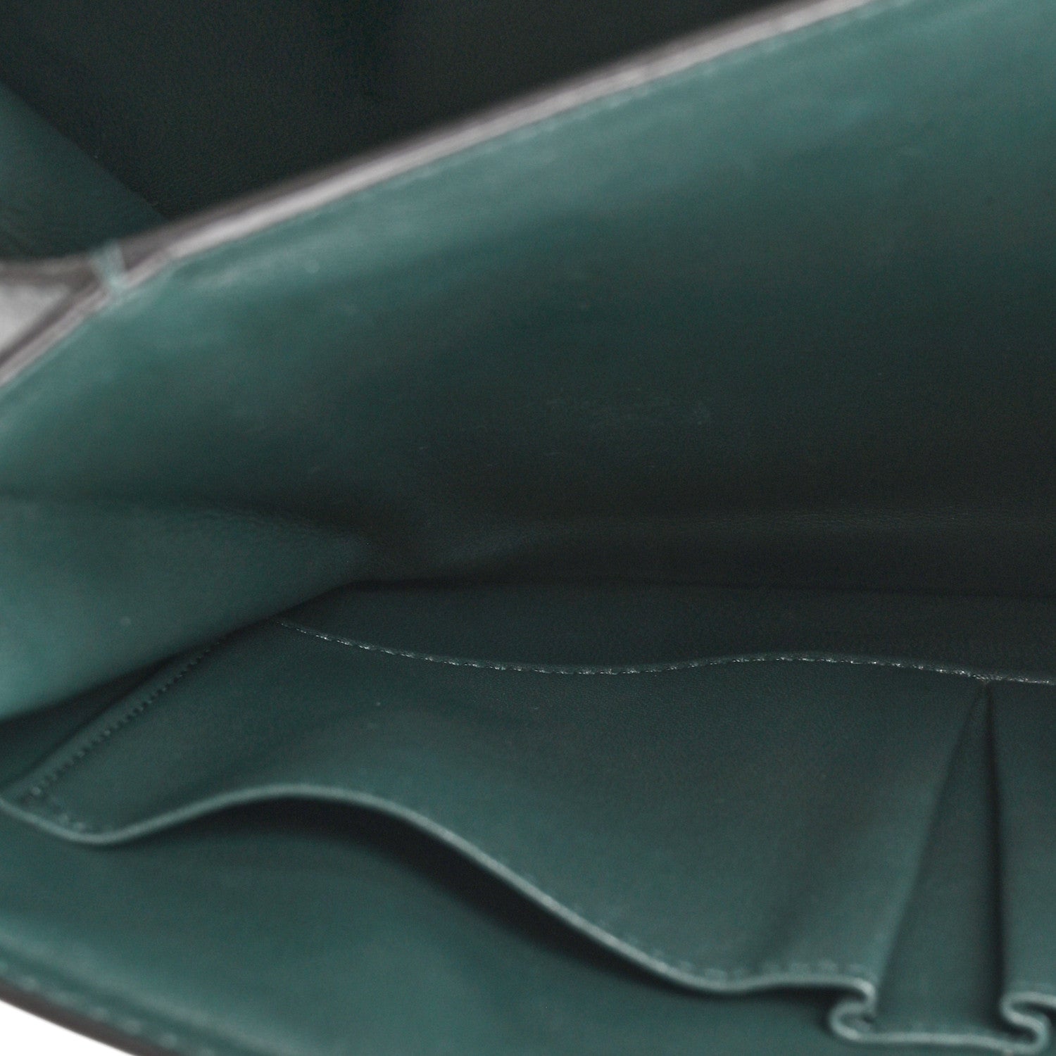 Celine Box Calfskin Medium Classic Box Flap Bag Dark Green 6 of 18