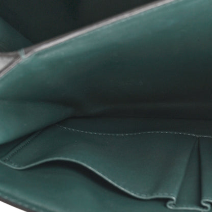 Celine Box Calfskin Medium Classic Box Flap Bag Dark Green 6 of 18