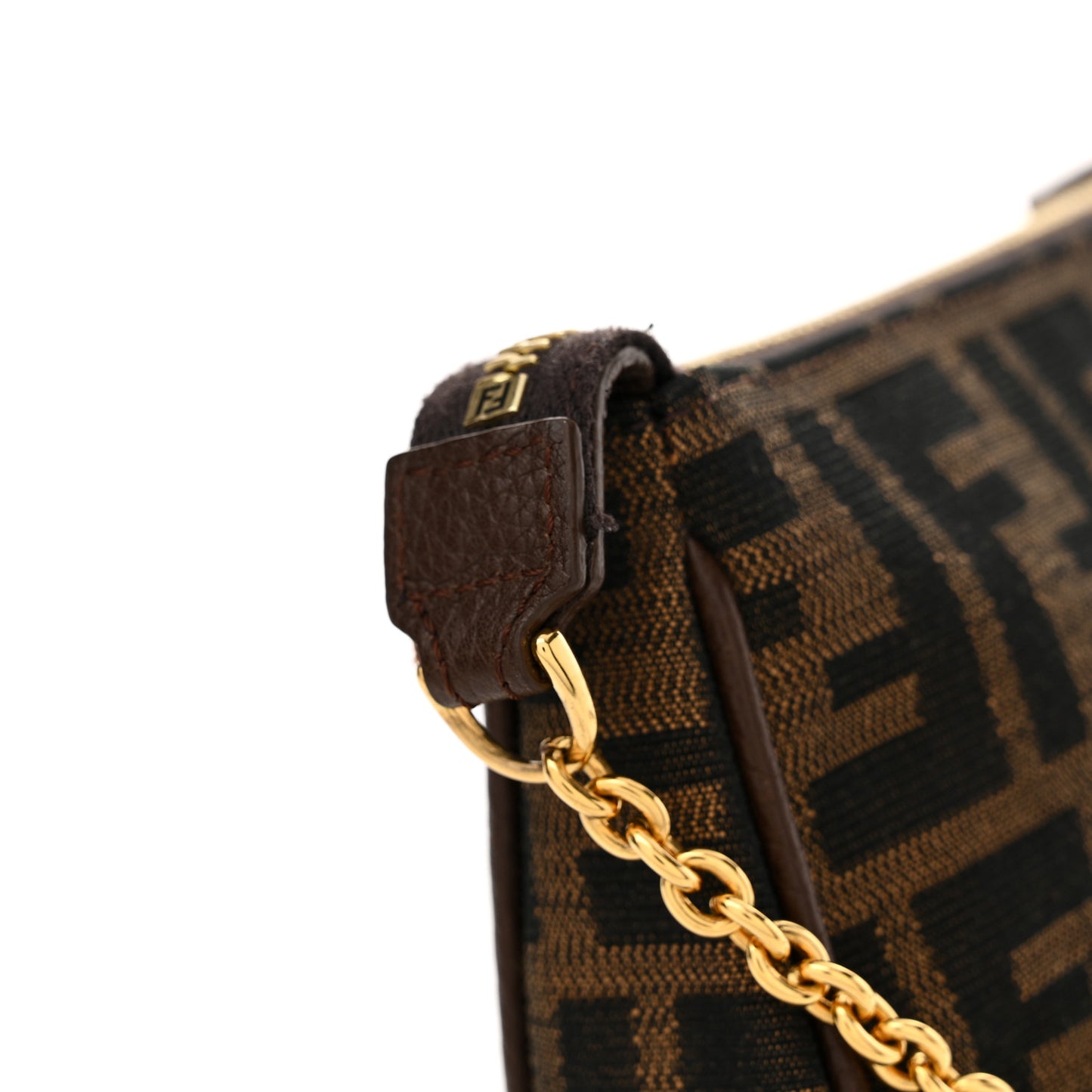 Zucca Vitello Elite Mini Pouch Crossbody Tobacco