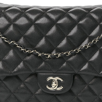 Chanel Caviar Quilted XXL Travel Flap Bag Black 8 of 10