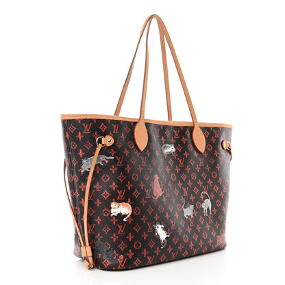 Louis Vuitton Catogram Neverfull MM Marron 4 of 10