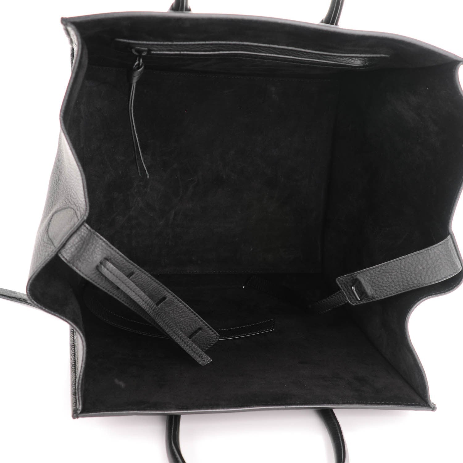 Celine Supple Calfskin Medium Phantom Luggage Black 5 of 7