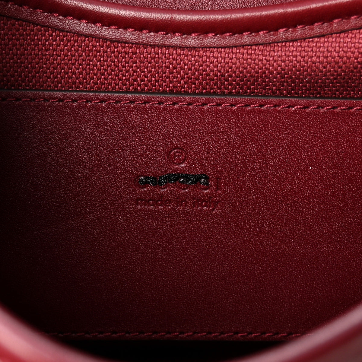 GG Calfskin Embossed Emblem Arabella Bag Rose Ancora