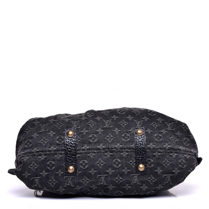 Louis Vuitton Denim Neo Cabby MM Black 10 of 10