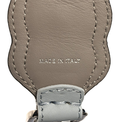 Fendi Vitello Liberty Pearl Bi-Color Scalloped Strap You Burro Grigio Perla 5 of 5