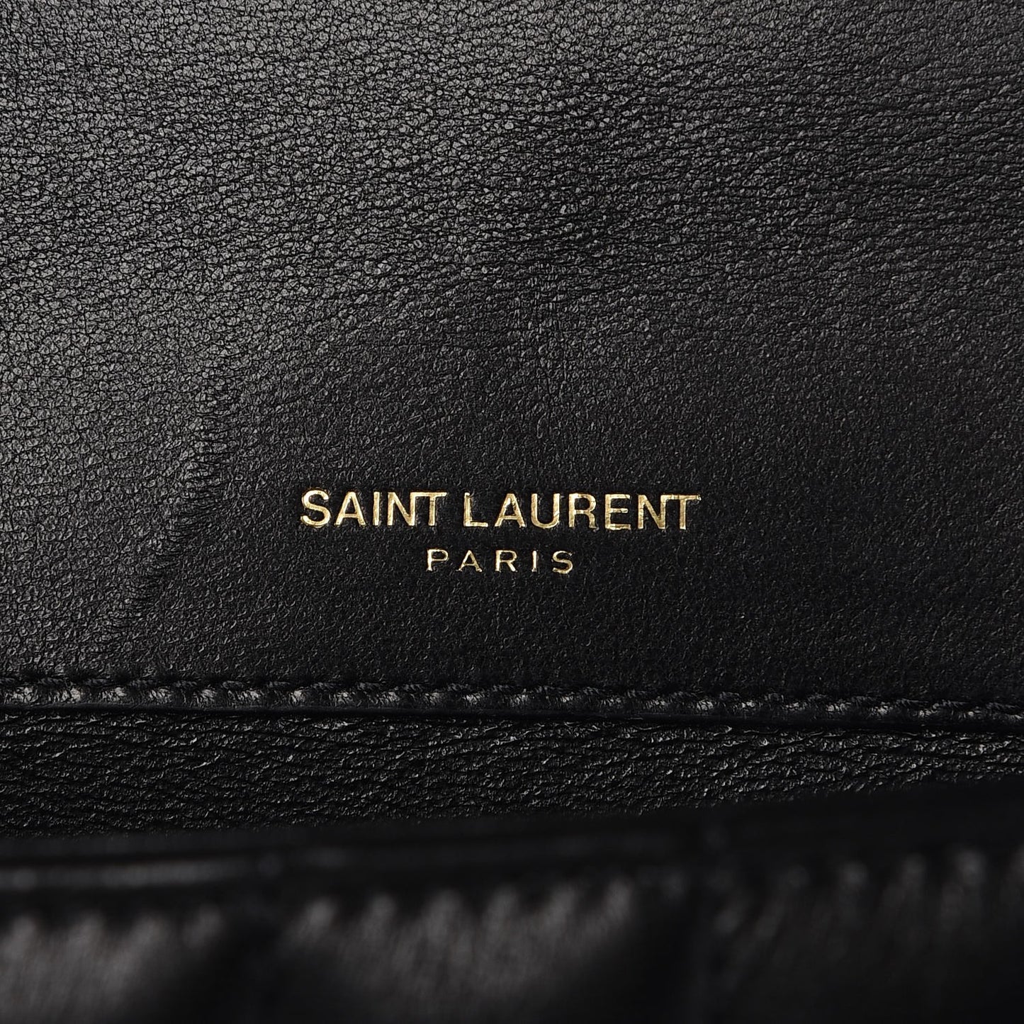 Lambskin Matelasse Monogram Medium Vicky Chain Bag Black