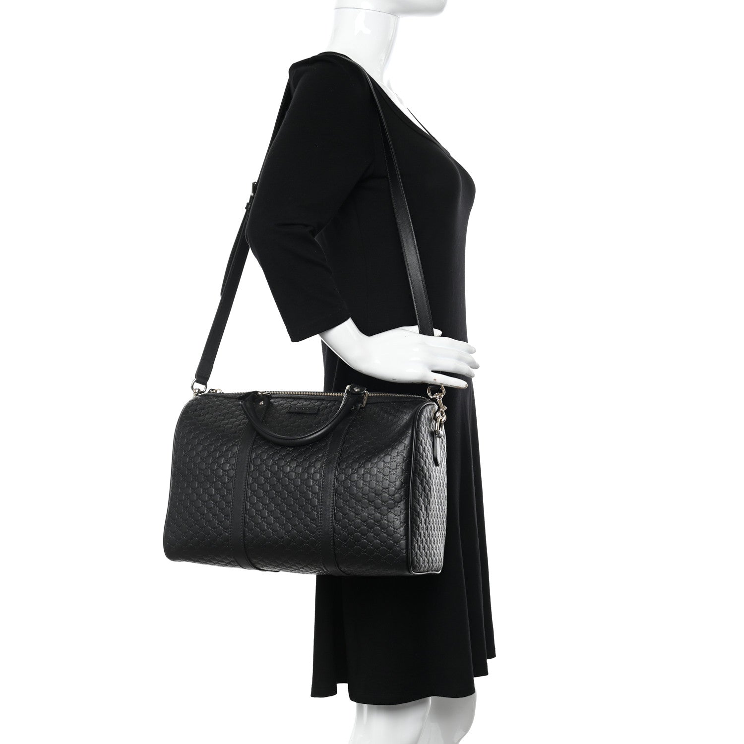 Gucci Microguccissima Medium Joy Boston Black 2 of 10