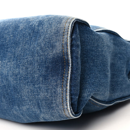 Telfar Denim Medium Shopping Bag Blue 9 of 9