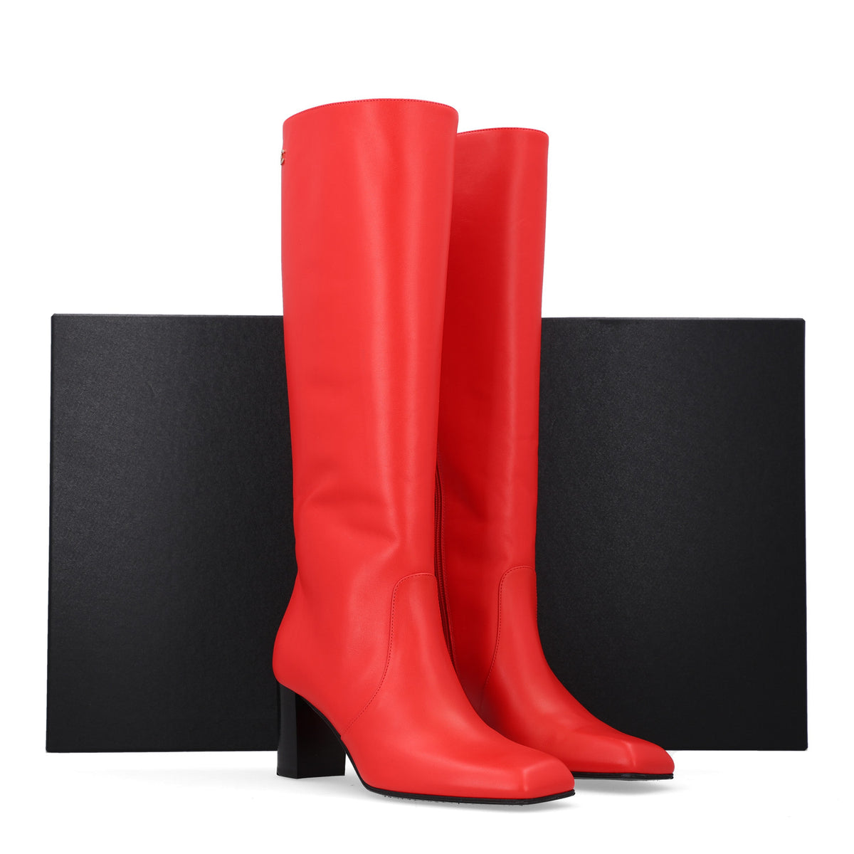 Chanel Calfskin High Boots 38 Red 11 of 11