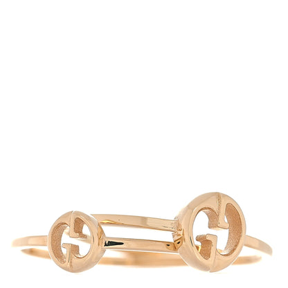 Gucci 18K Yellow Gold Double Connected Ring Set 56 7.5 3 of 6