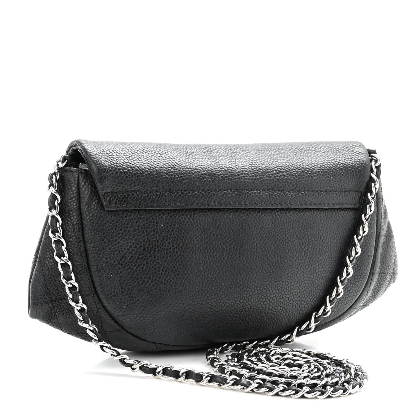 Caviar Half Moon Wallet On Chain WOC Black