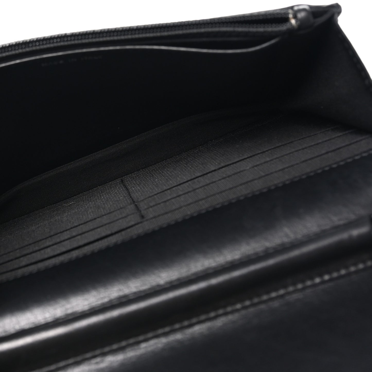 Lambskin Quilted Boy Wallet On Chain WOC So Black