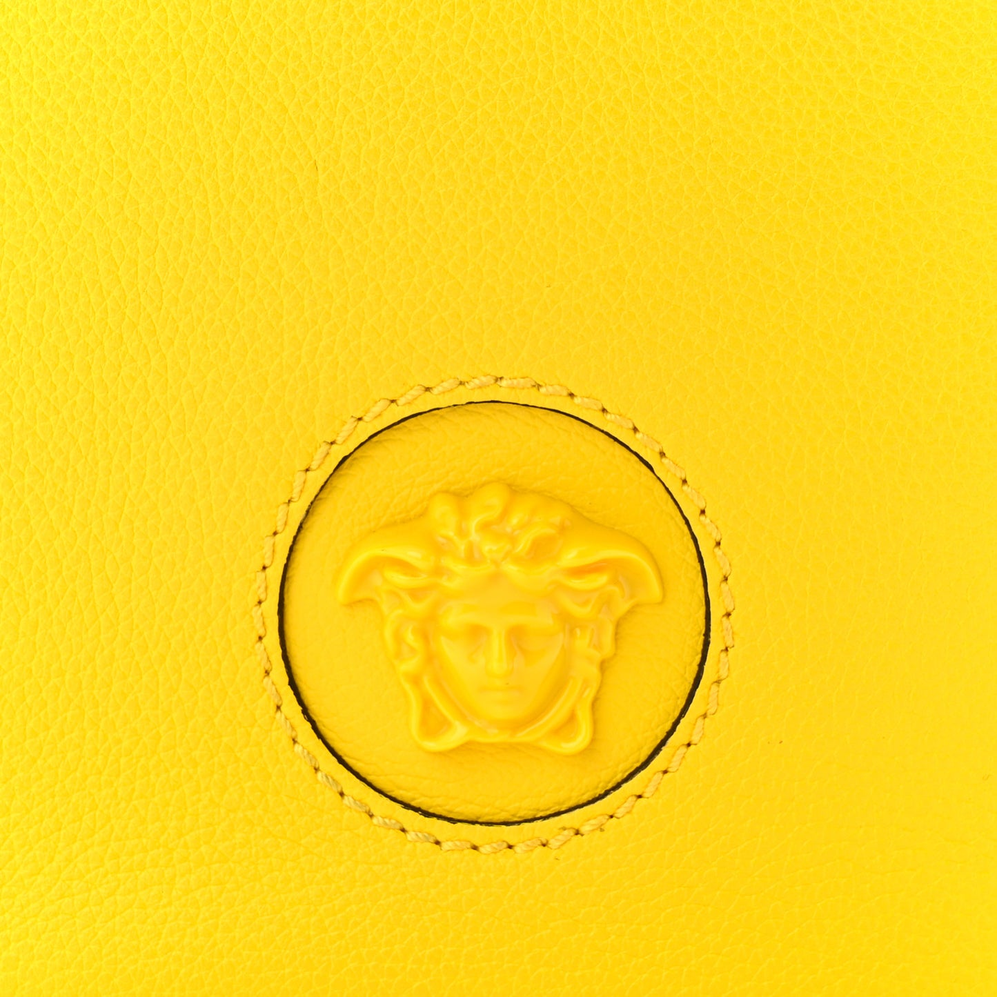 Calfskin La Medusa Mini Hobo Crossbody Yellow