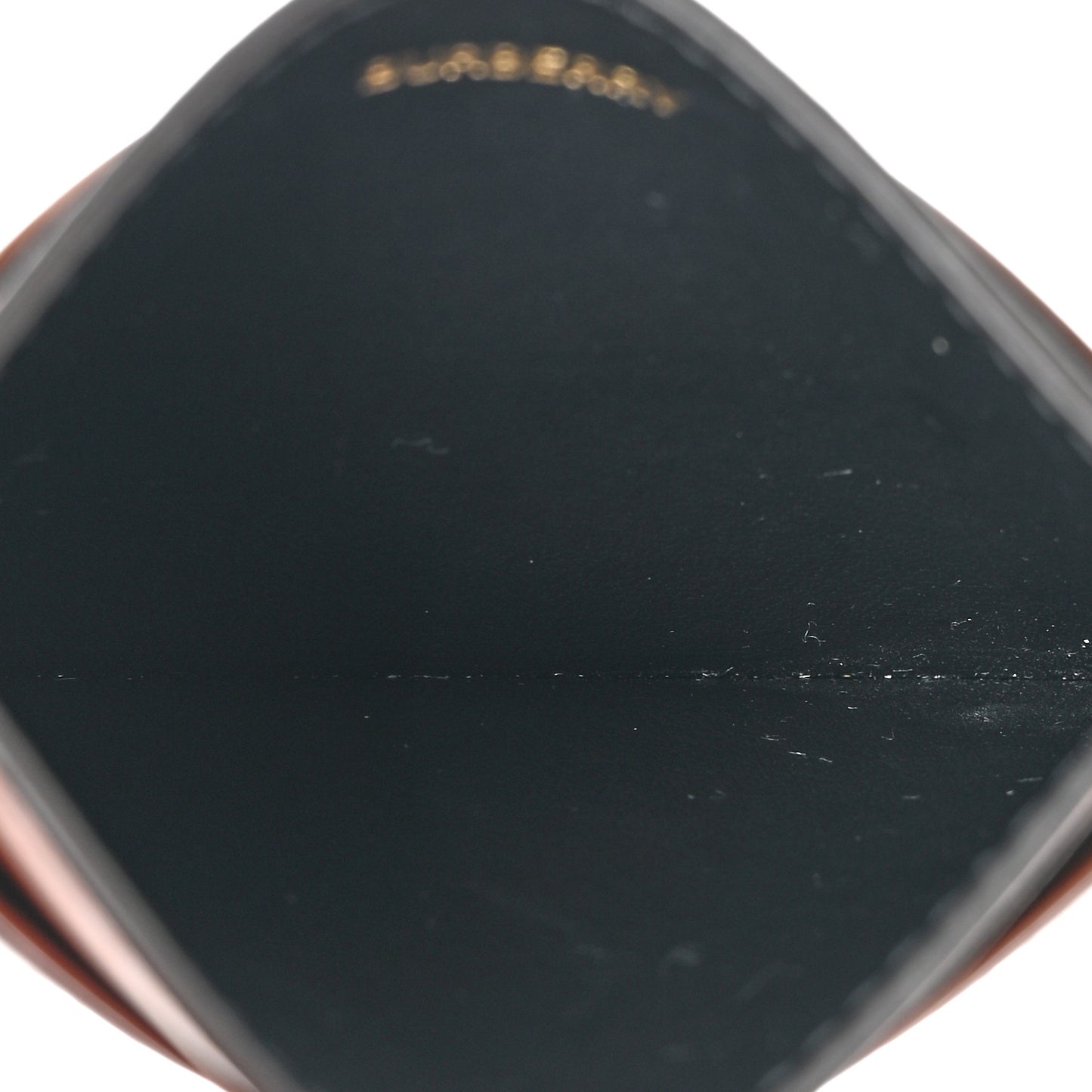 E-Canvas Calfskin Sandon Check Card Case Dark Birch