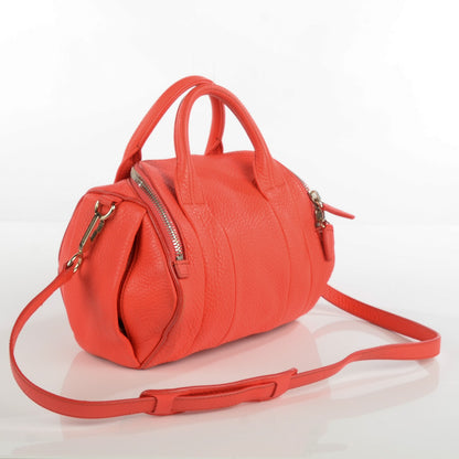 Alexander Wang Pebbled Lambskin Rockie Tang Pale Gold Hardware 3 of 9