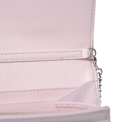 Christian Dior Grained Calfskin Diorama Croisiere Chain Wallet Pink 11 of 15
