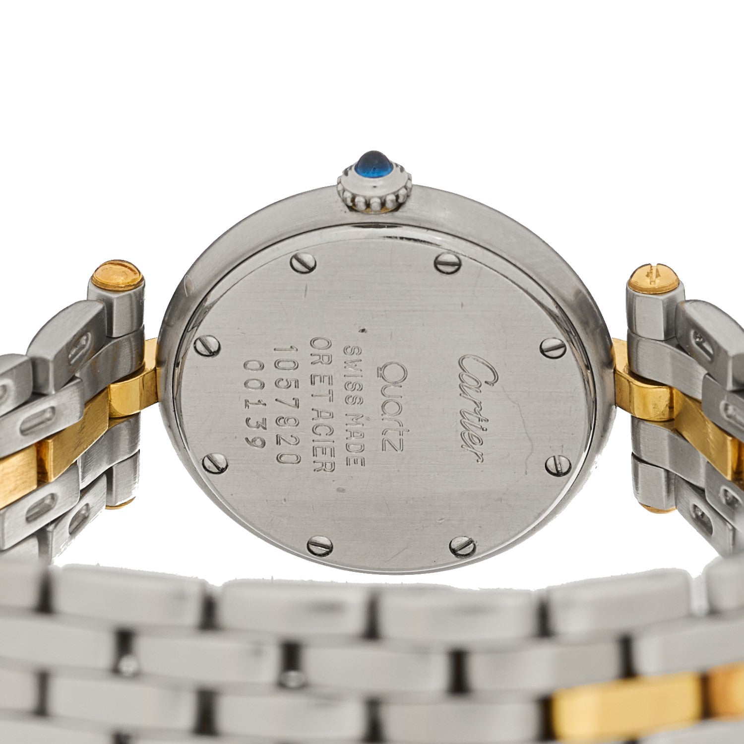 Cartier Stainless Steel 18K Yellow Gold 24mm Panthere Vendome Quartz Watch 4 of 5