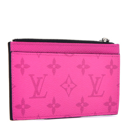 Louis Vuitton Taigarama Coin Card Holder Fuchsia 3 of 8