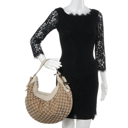 Gucci Guccissima Queen Hobo Bag Ebony 2 of 10