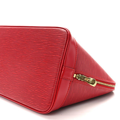 Louis Vuitton Epi Alma PM Castillan Red 9 of 13