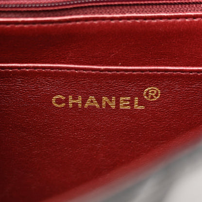 Chanel Lambskin Quilted Medium Single Flap Black 6 of 14