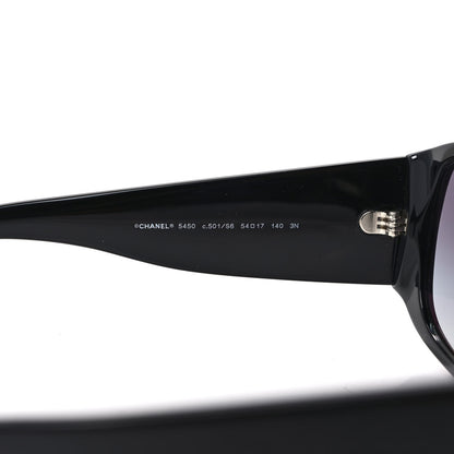 Chanel Acetate CC Logo Sunglasses 5450 Black 6 of 8