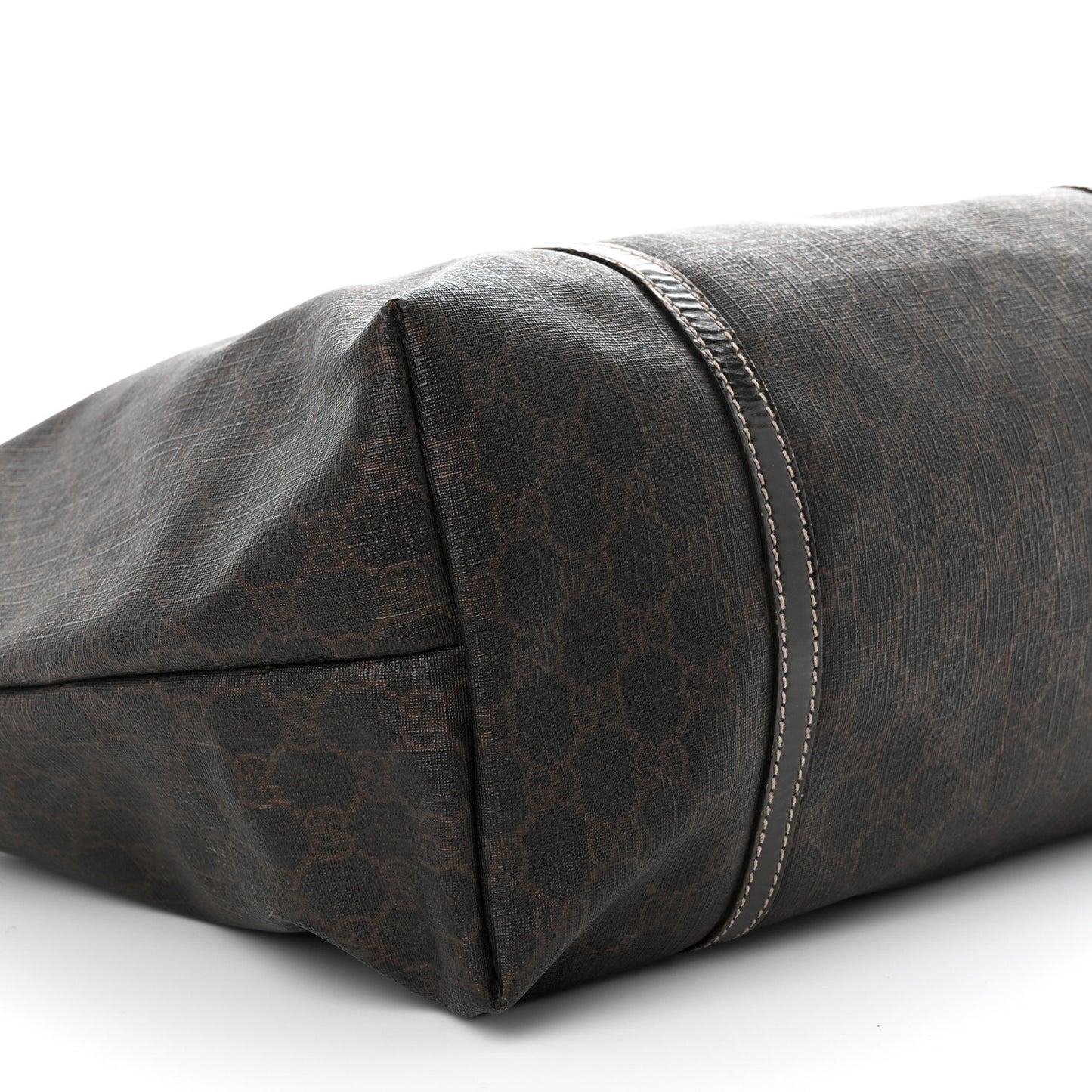 GG Plus Monogram Large Joy Tote Dark Brown