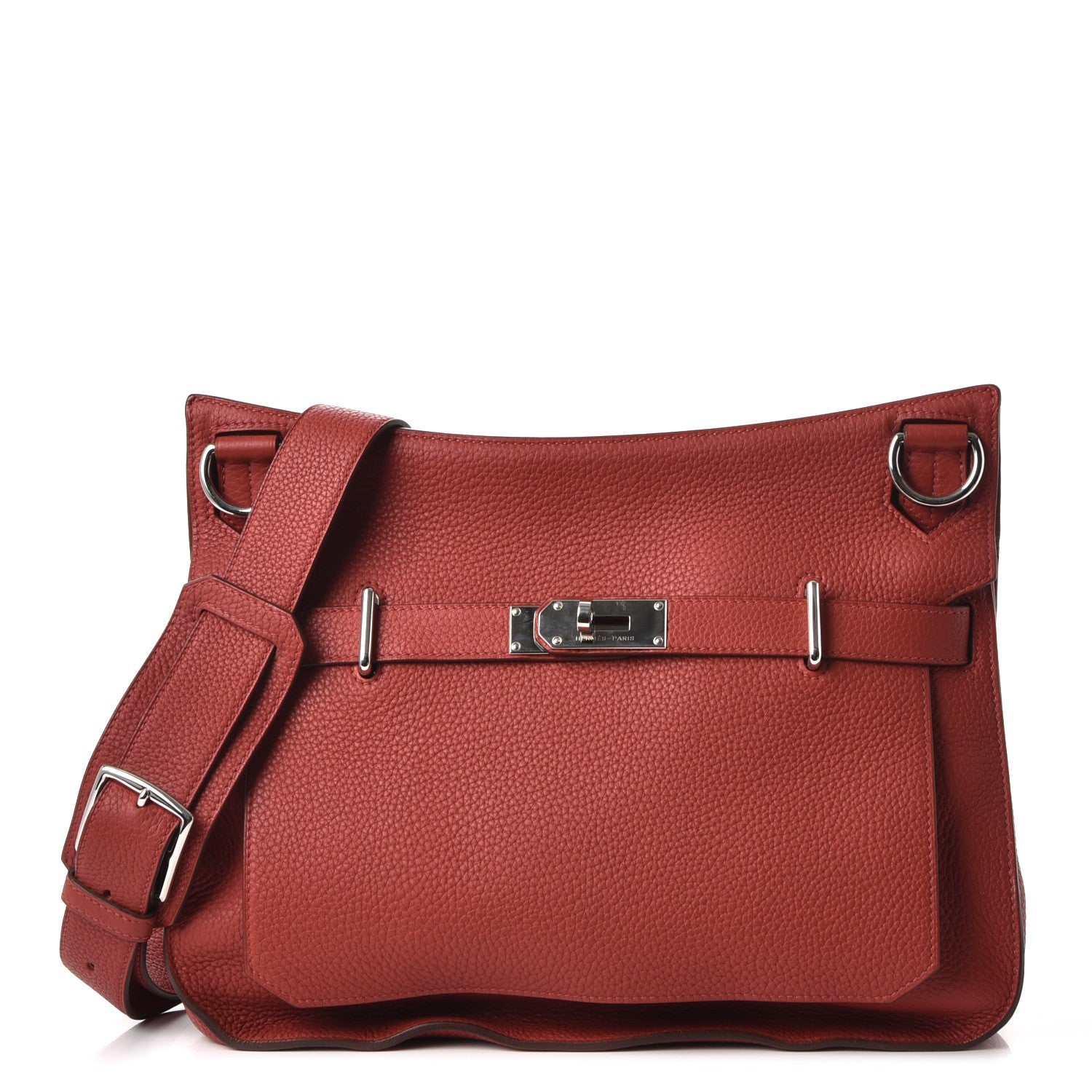 Hermes Taurillon Clemence Jypsiere 34 Brique 1 of 7