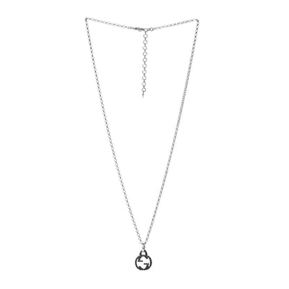 Gucci Sterling Silver Interlocking G Pendant Necklace 3 of 5