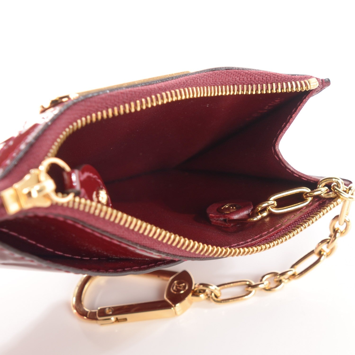 Louis Vuitton Vernis Key Pouch Griotte 7 of 7